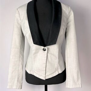 Rock & Republic “Black Tie” Light Gray Denim Jacket